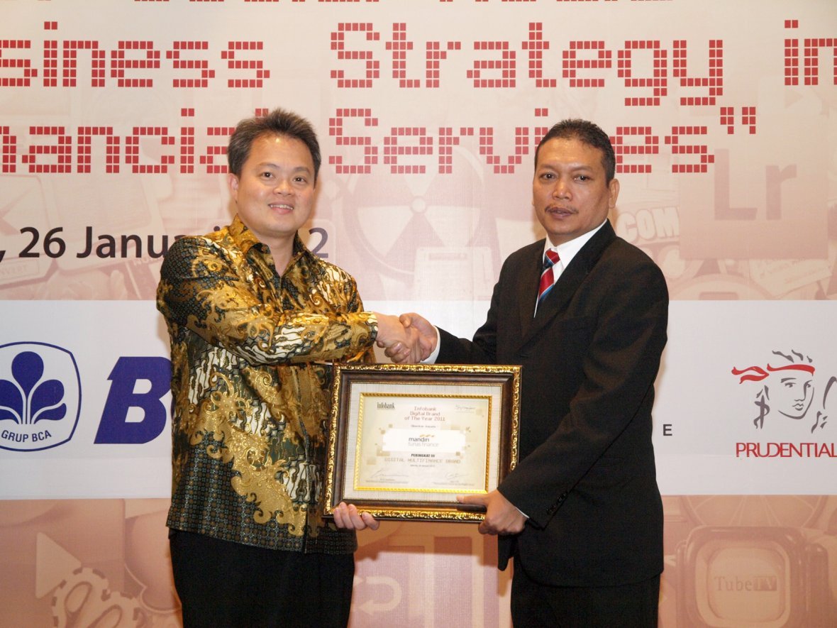 Mandiri Tunas Finance won the 2011 Digital Brand award from Infobank Magazine