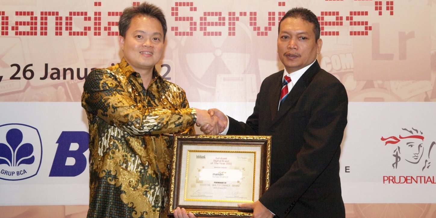 Mandiri Tunas Finance won the 2011 Digital Brand award from Infobank Magazine