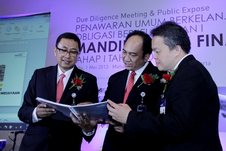 Sustainable Public Offering of Sustainable Bonds I PT Mandiri Tunas Finance Phase I 2013