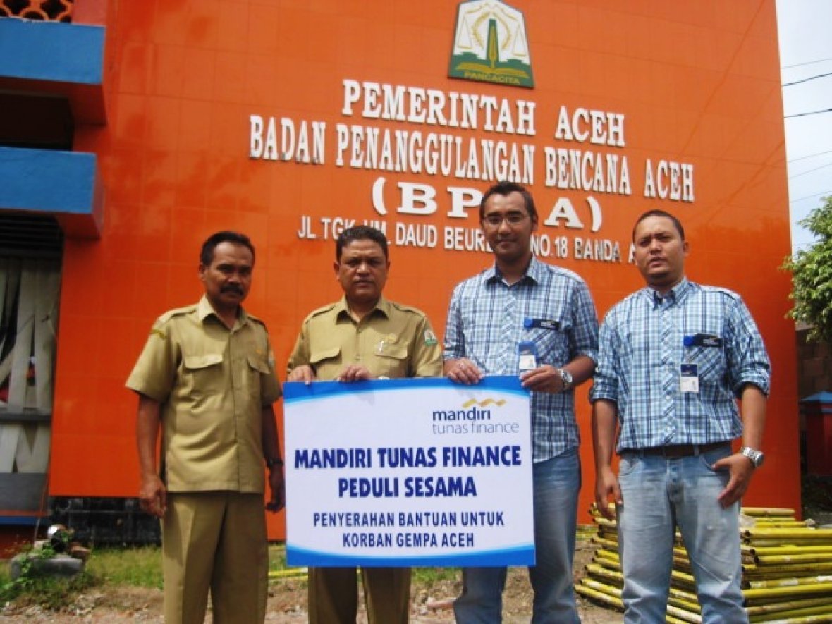 MTF CARES FOR FELLOW ACEH EARTHQUAKE VICTIMS
