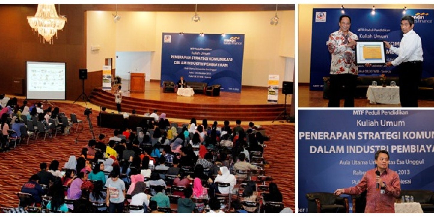 PUBLIC LECTURE ON THE APPLICATION OF COMMUNICATION STRATEGIES IN THE FINANCING INDUSTRY