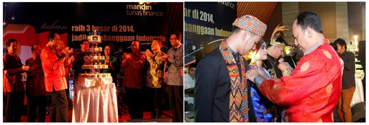 The excitement of celebrating the 5th anniversary of Mandiri Tunas Finance