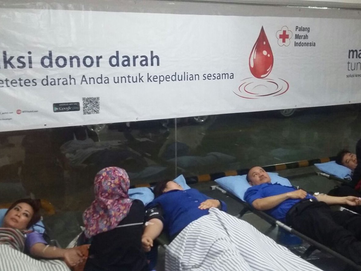 Mandiri Tunas Finance Adakan Donor Darah di Lampung