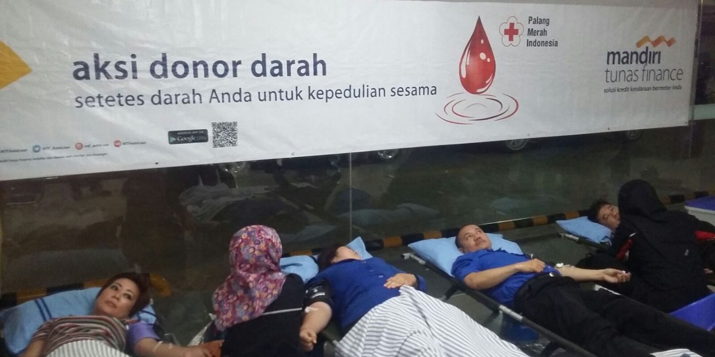Mandiri Tunas Finance Holds Blood Donation in Lampung