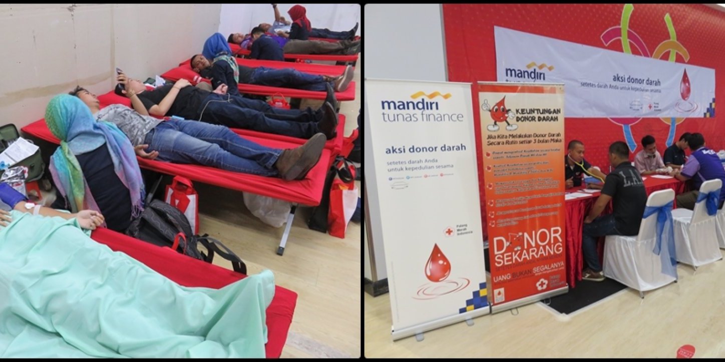 Mandiri Tunas Finance Holds Blood Donation in Medan