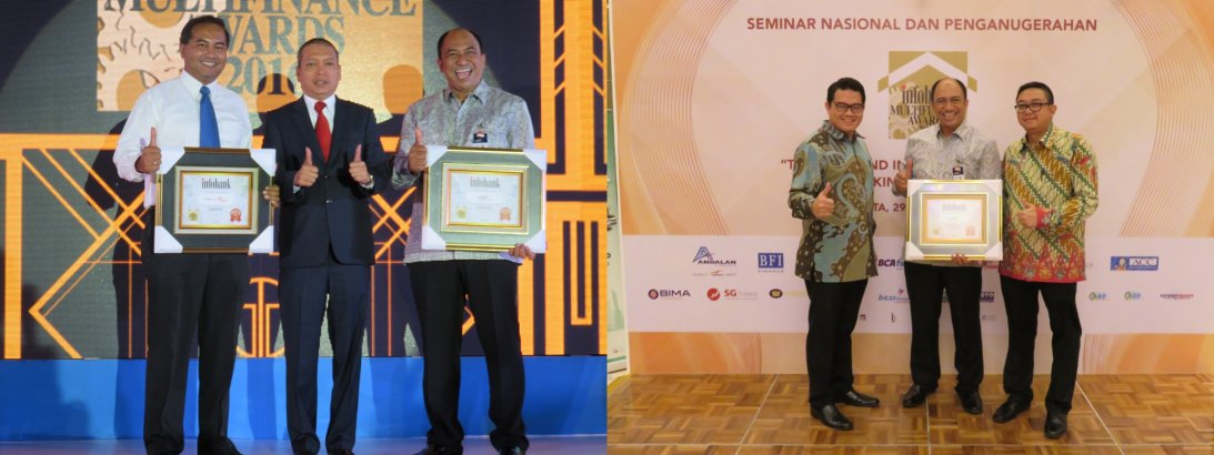 MTF Raih Infobank Award Multifinance Berpredikat Sangat Bagus