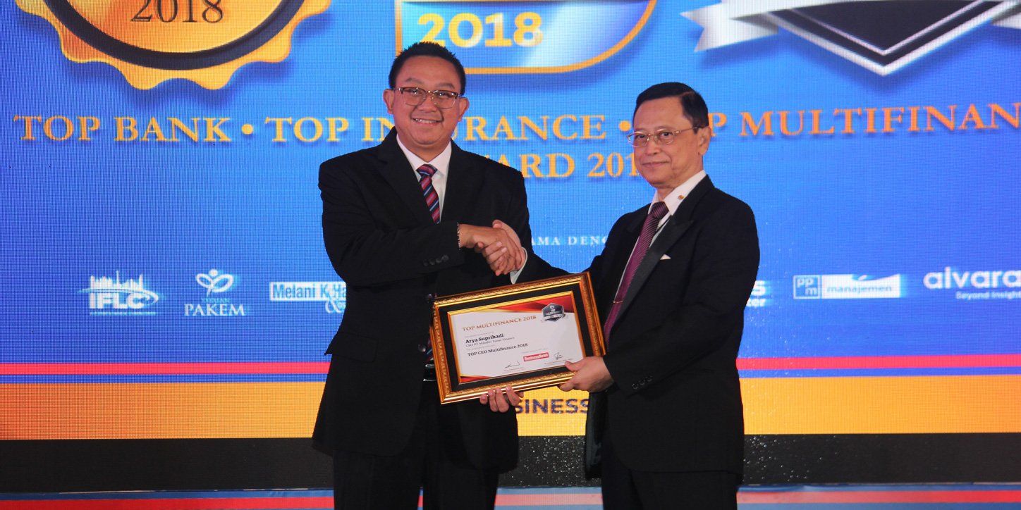 MTF Raih Tiga Penghargaan Top Multifinance 2018