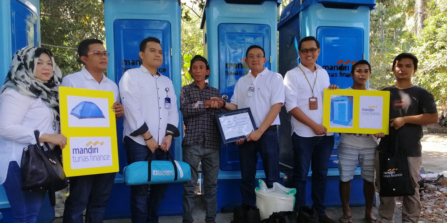 Mandiri Tunas Finance Distributes Aid to Earthquake Victims in Lombok