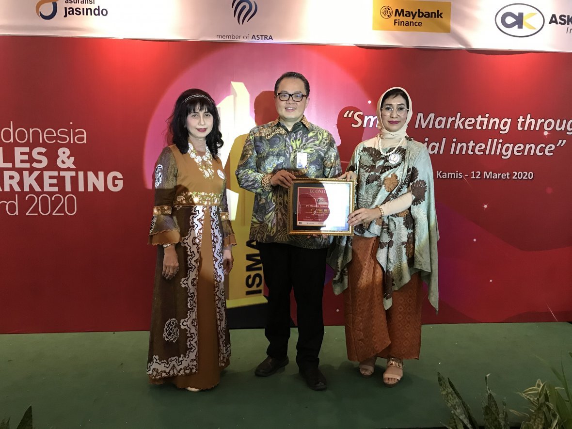 MTF Raih 2nd The Best Indonesia Sales Marketing Award 2020