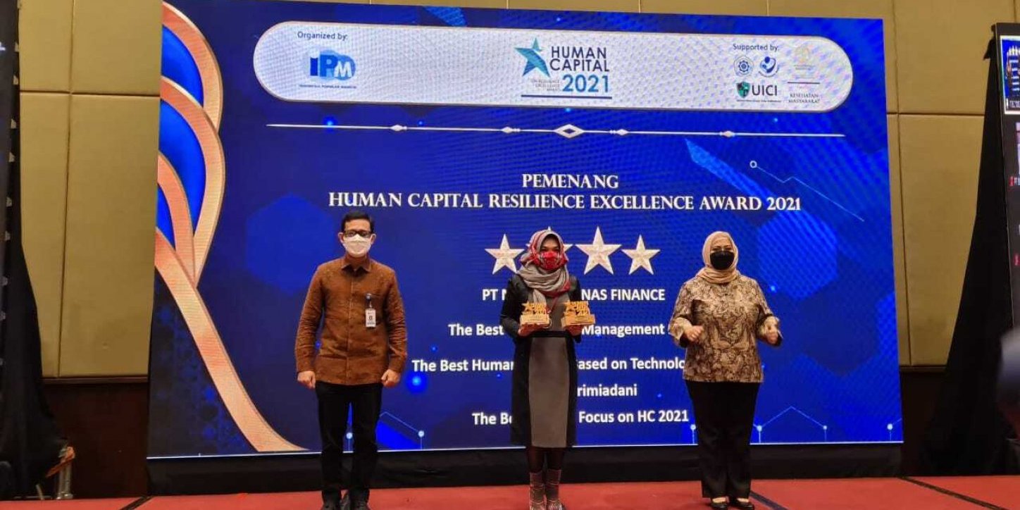 MTF Borong Tiga Penghargaan di Ajang Human Capital Resilience Excellence Award 2021