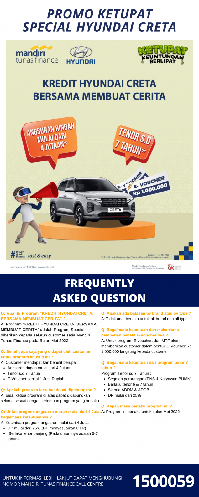 FAQ Retail Hyundai Creta May 2022