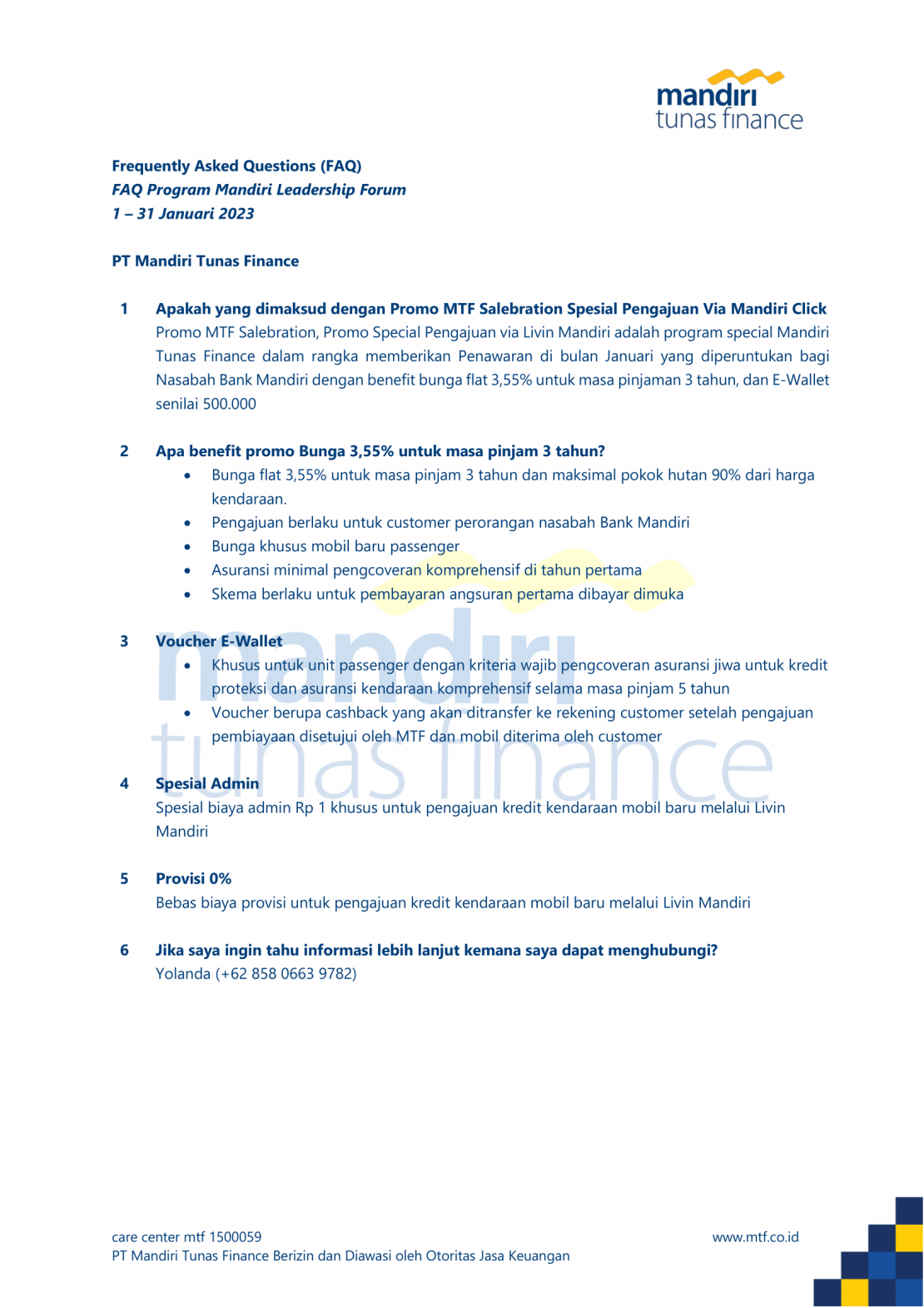 Leadership Forum Bank Mandiri 2023