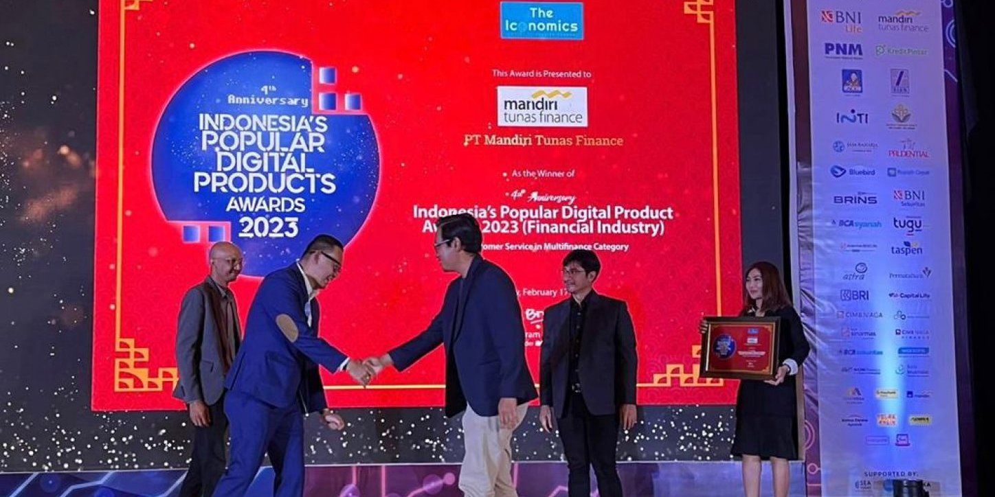 Perkuat Digitalisasi, MTF Sukses Raih Penghargaan Indonesia's Popular Digital Product Awards 2023