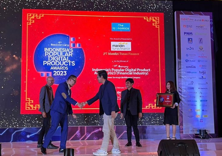 Perkuat Digitalisasi, MTF Sukses Raih Penghargaan Indonesia's Popular Digital Product Awards 2023
